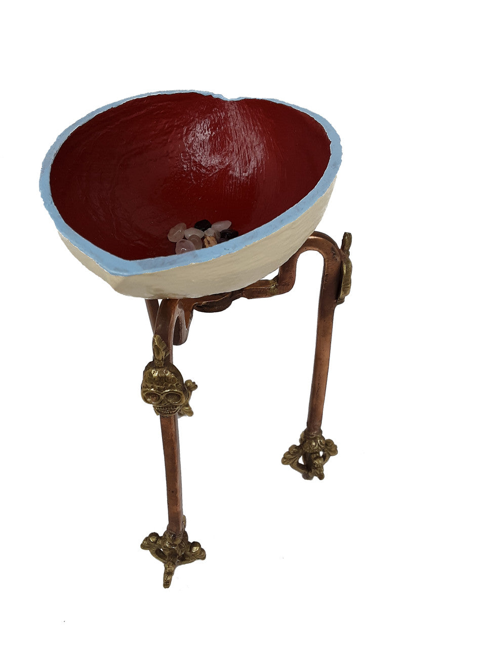 Brass Kapala Stand w/ Dorje