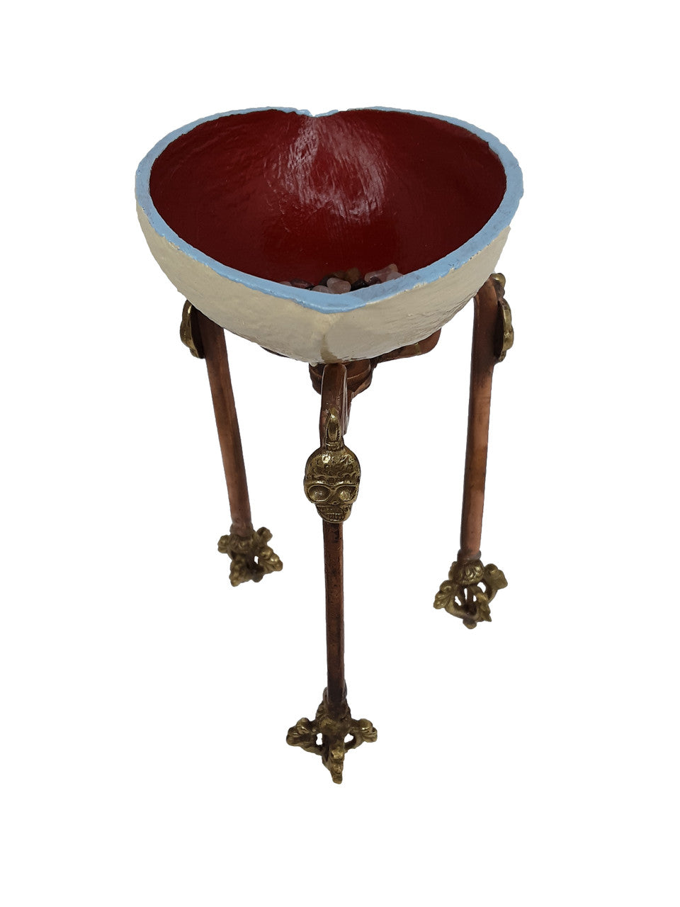 Brass Kapala Stand w/ Dorje