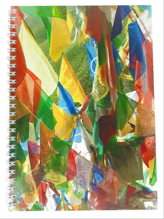 Prayer Flag Notebook 6" x 8.5"