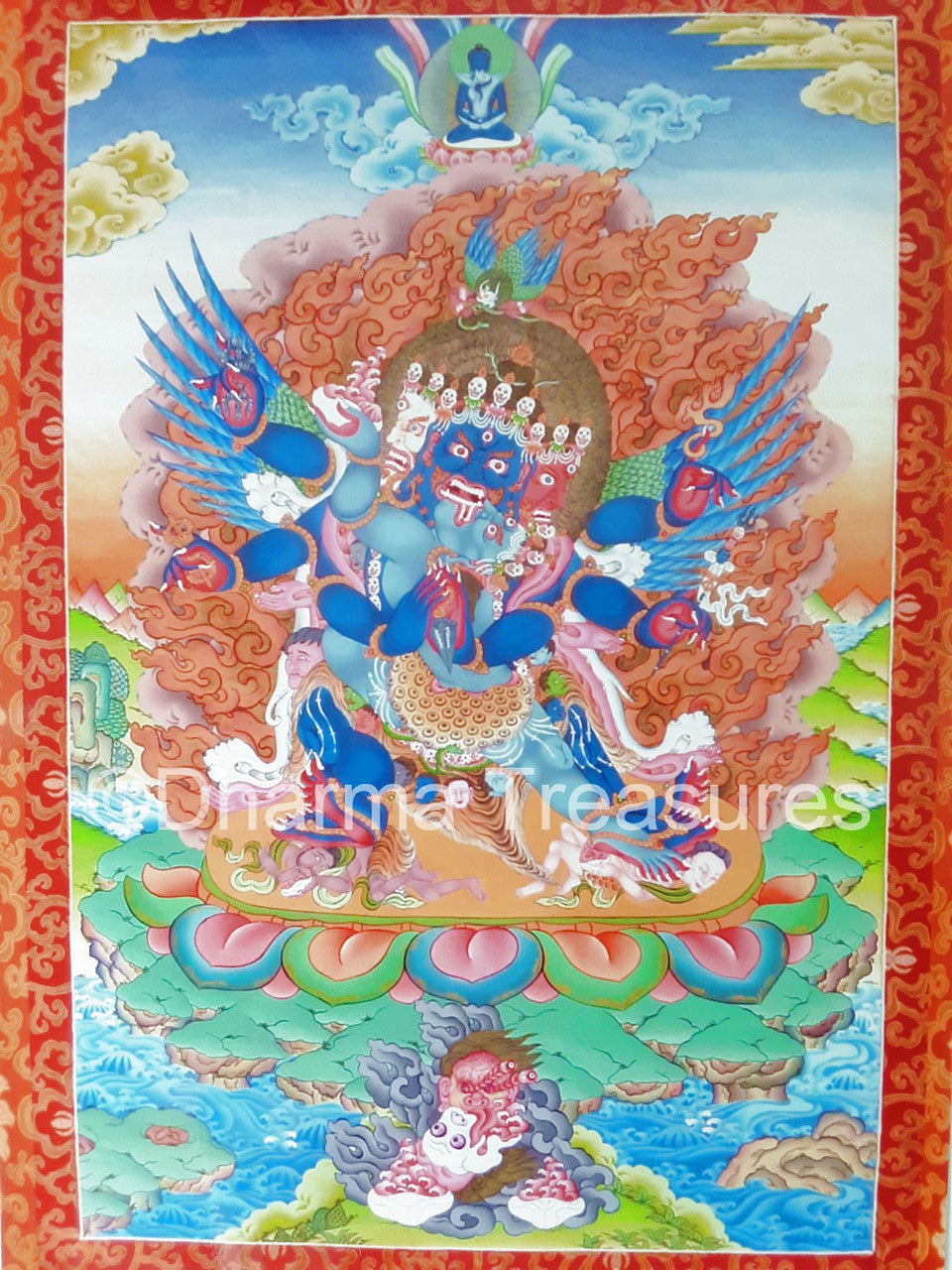 Vajrakilaya with Kuntuzangpo Photo ,5x7