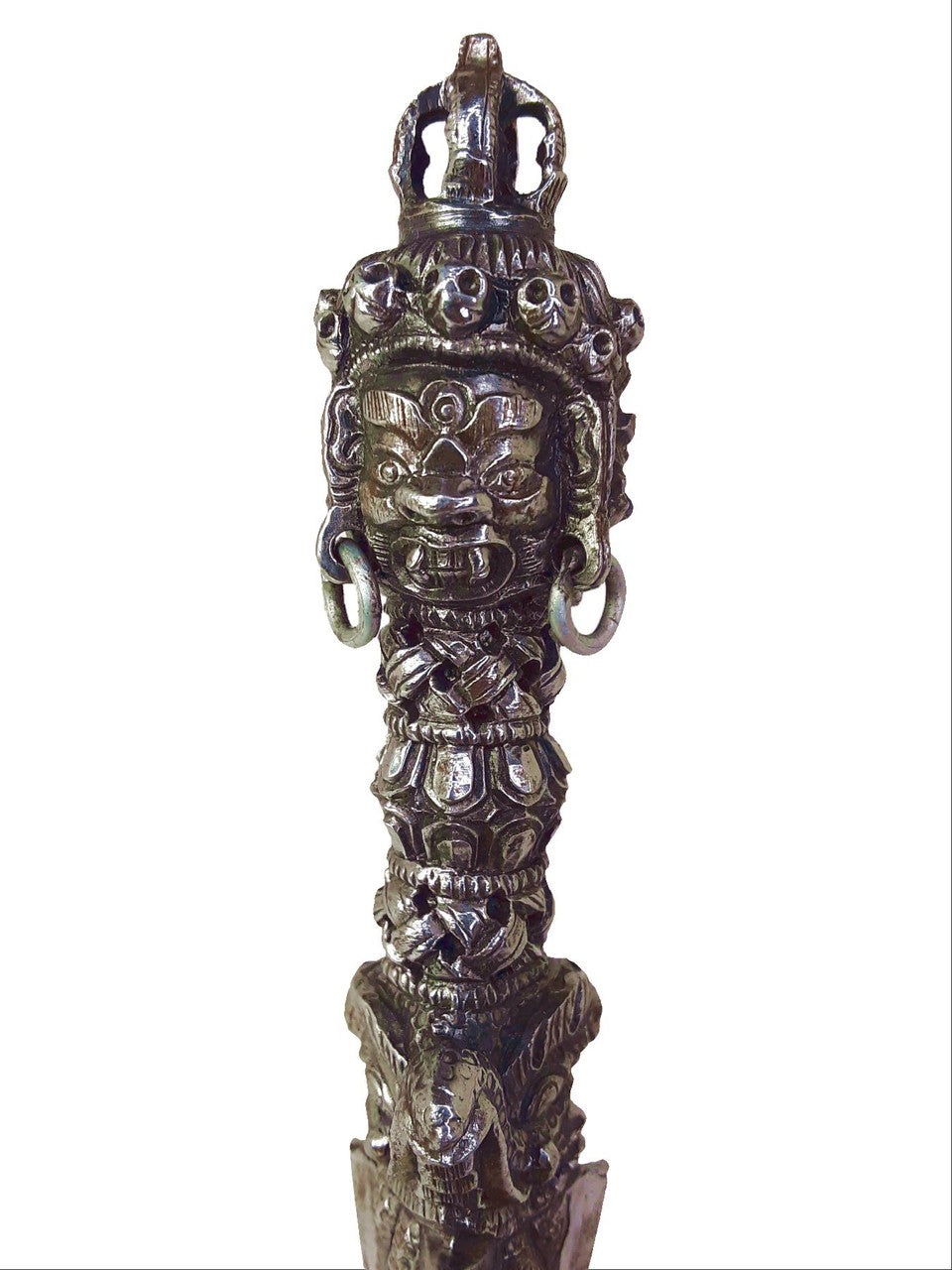 Iron Vajratop Phurba, 5.5"
