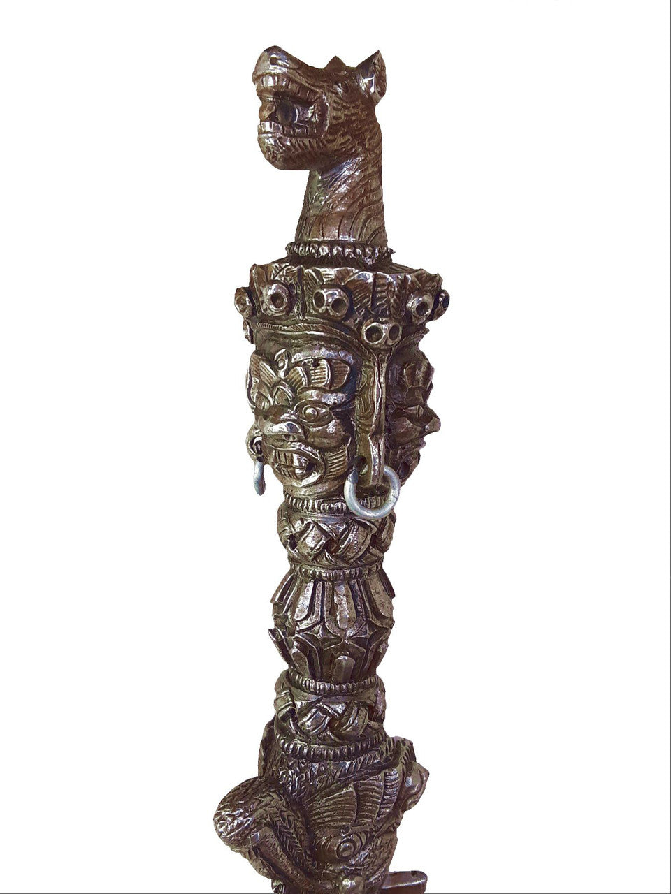 Iron Hayagriva Phurba,  8.5"