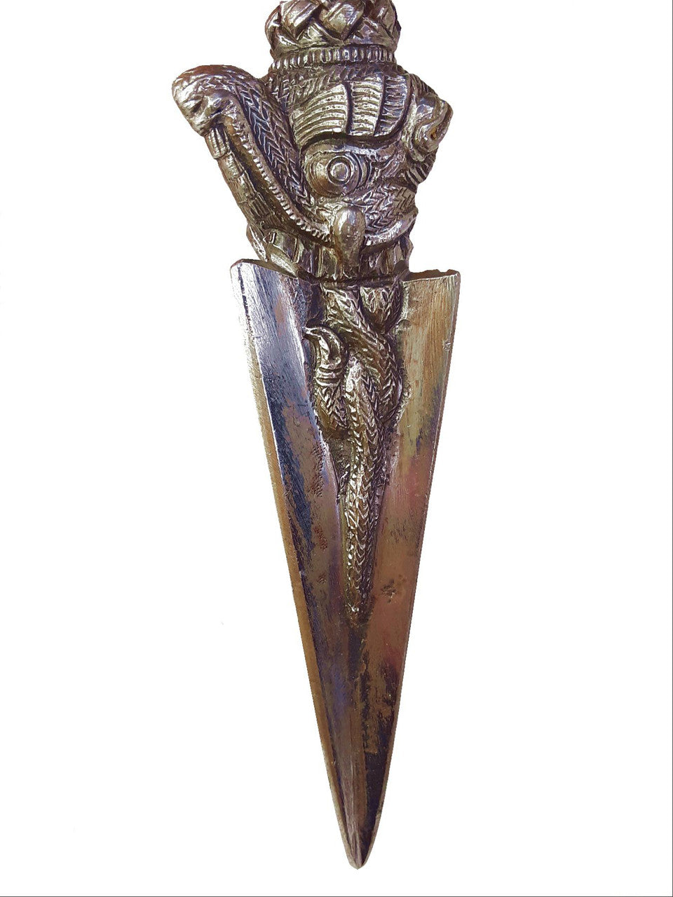 Iron Hayagriva Phurba, 8.5"