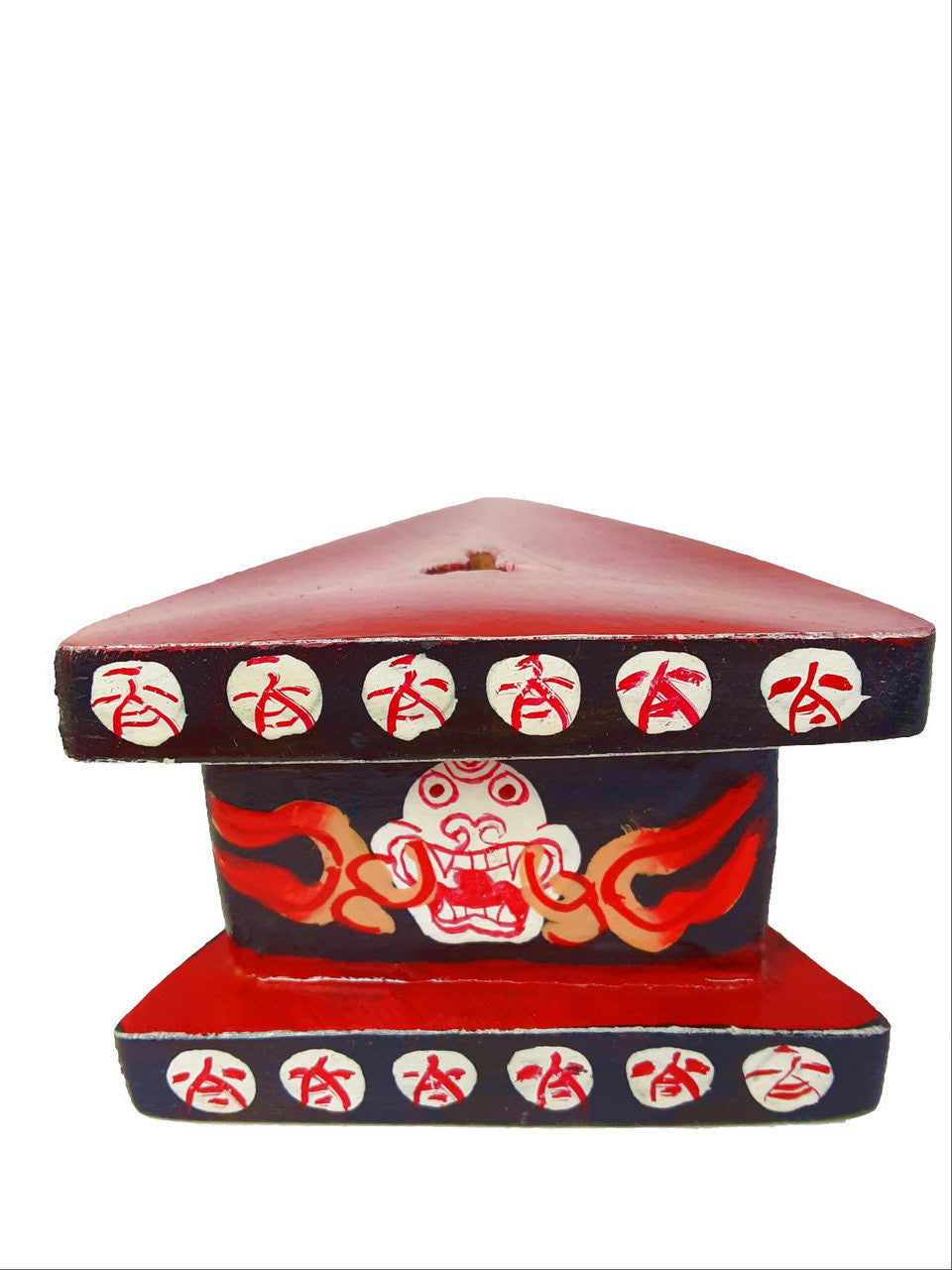 Black & Red Phurba Stand, 1.75"x2.75"