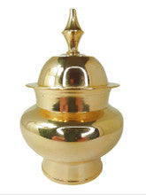 Brass  Rice Vase, 5.5"