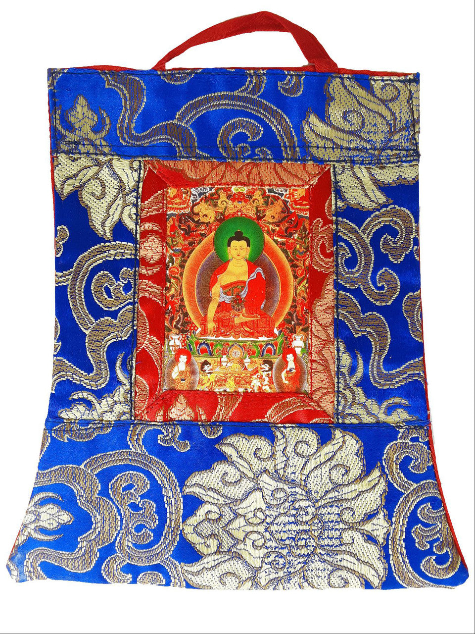 Shakyamuni Mini Thangka,  5.5" x 7.5" (Various Colors)