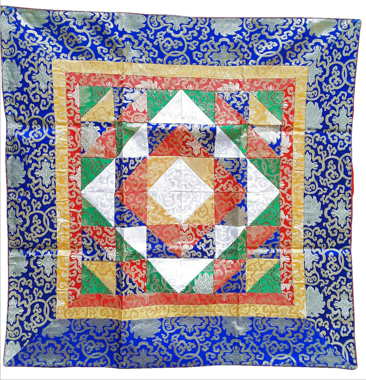 Patchwork Brocade, 39"x39"