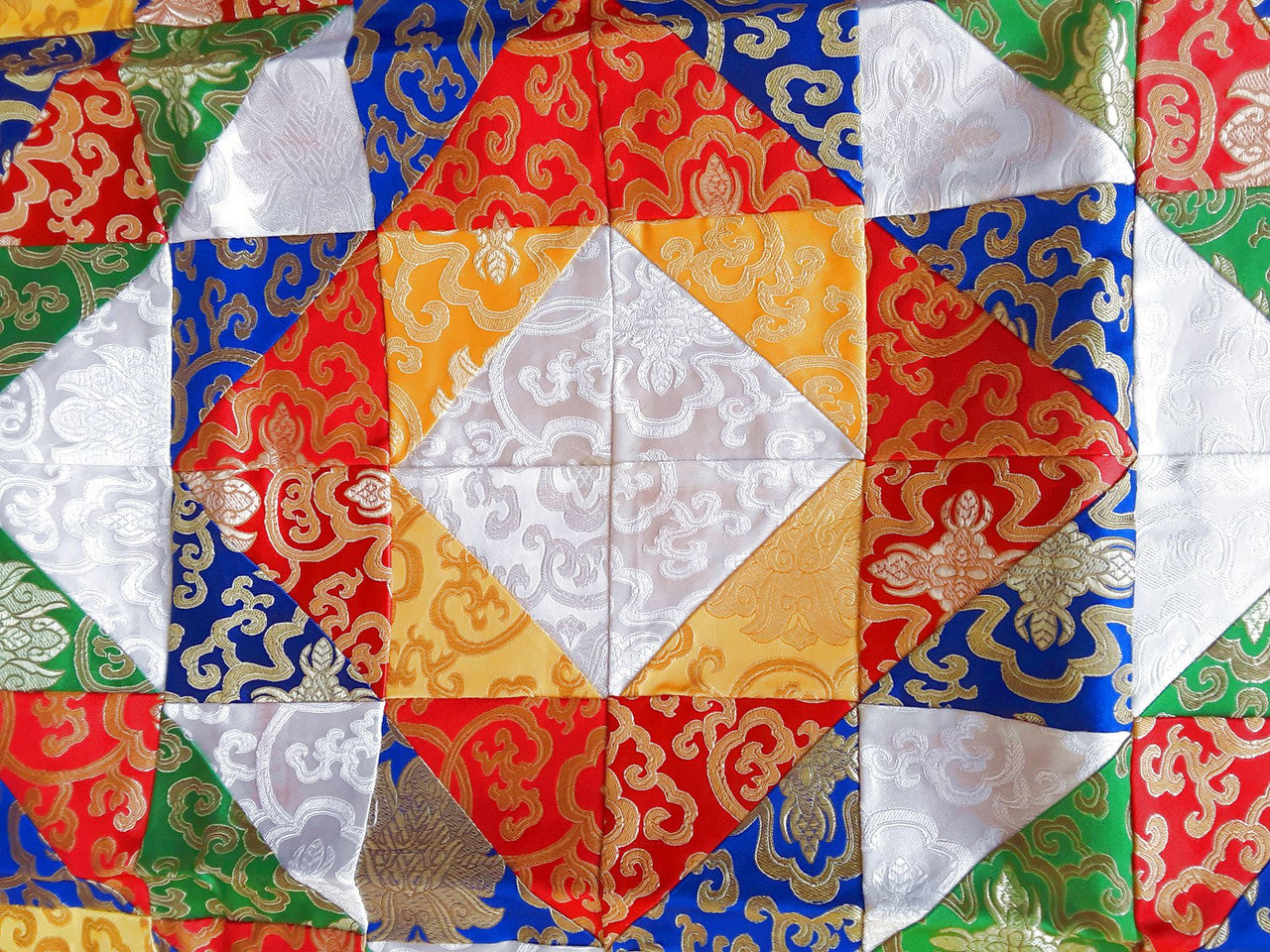 Patchwork Brocade, 39"x39"