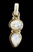 Moonstone Oval & Teardrop Pendant