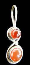 Carnelian Pendant 2 Spheres