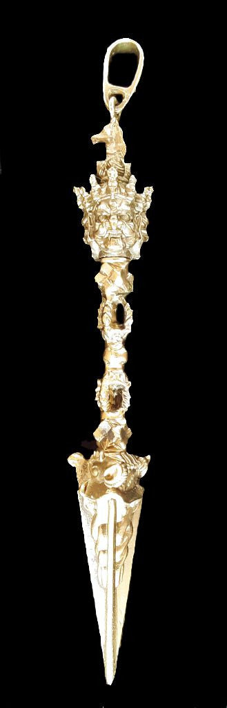Hayagriva Phurba Pendant Brass