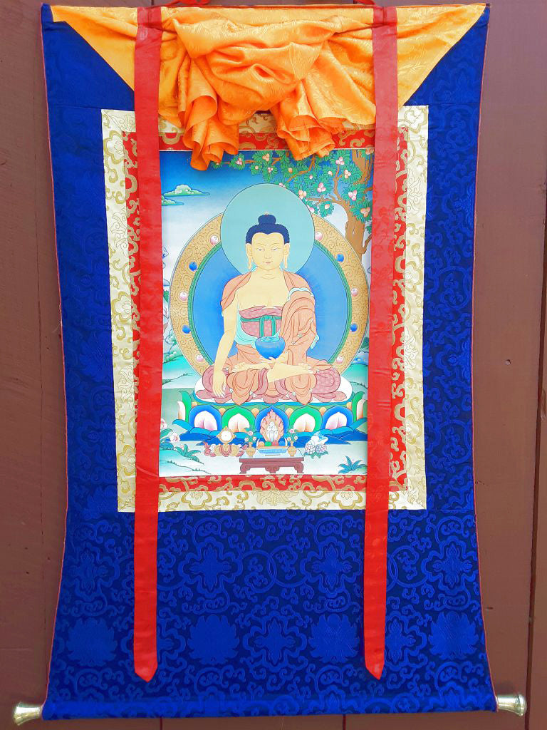 Shakyamuni Thangka 32"x43"