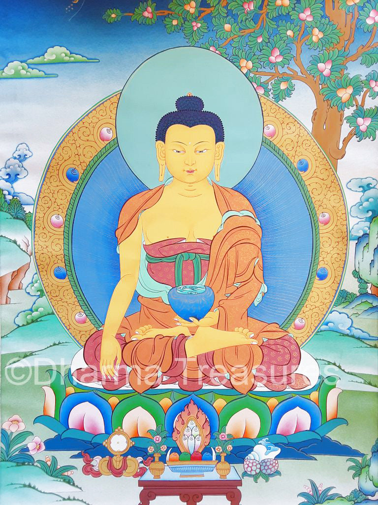 Shakyamuni Thangka 32"x43"