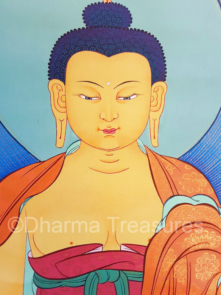 Shakyamuni Thangka 32"x43"