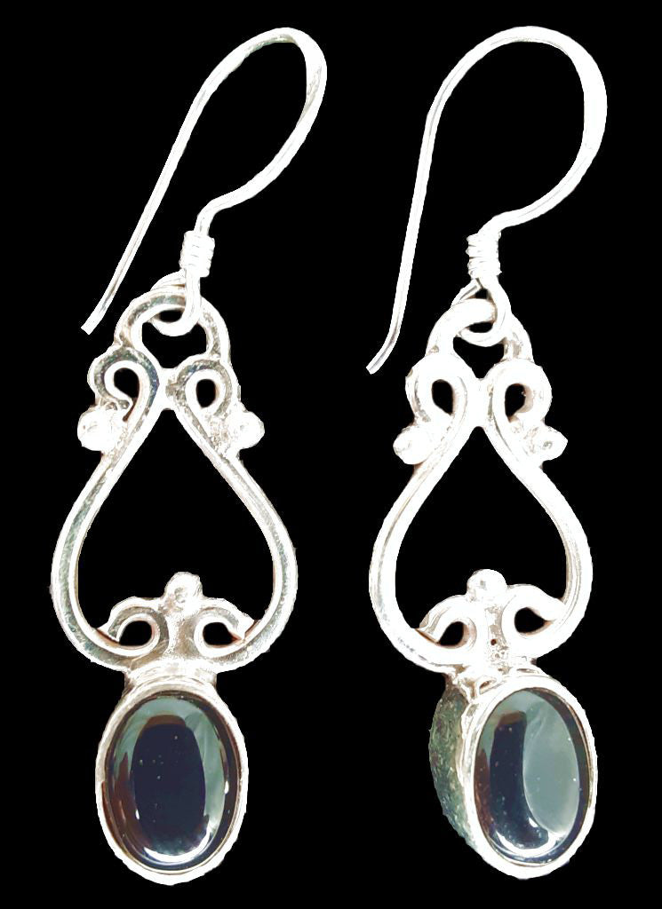 Blackstar Silver Earrings