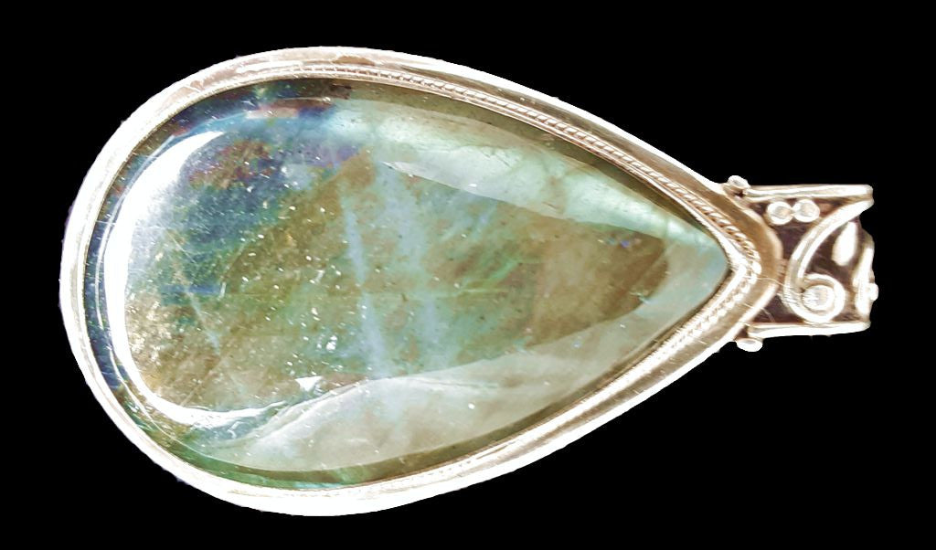 Labradorite Teardrop Pendant