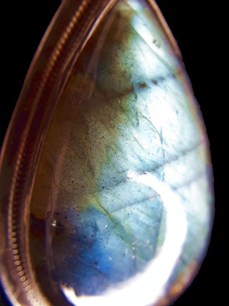 Labradorite Teardrop Pendant