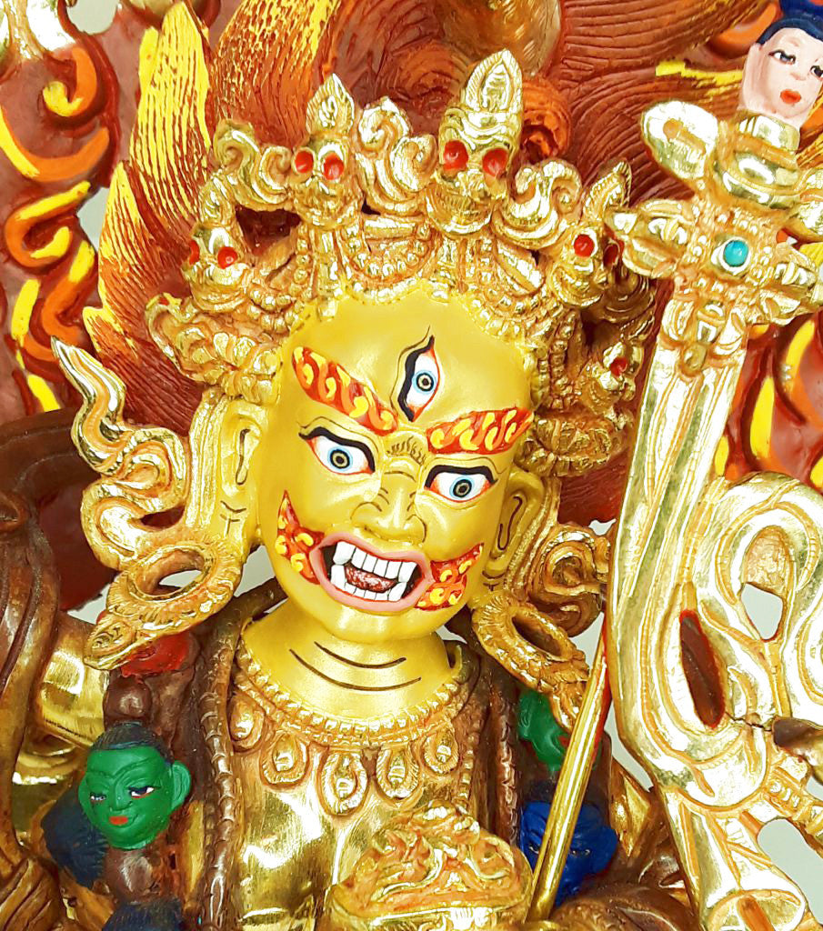 Troma Nagmo Statue, Gold Plated & Hand Painted, 14.75"