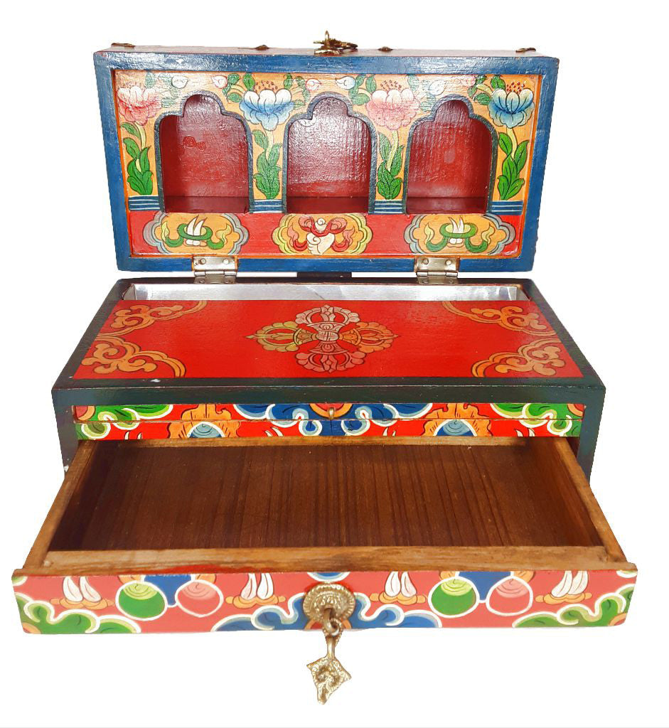 Traveling Wooden Shrine Box