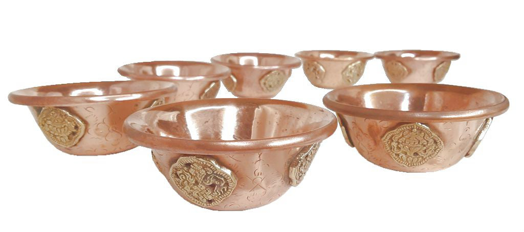 Offering Bowls Copper Fancy