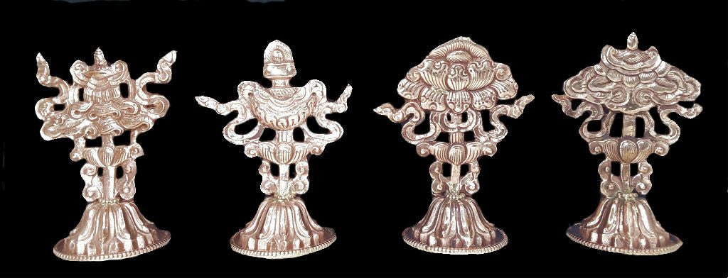 8 Auspicious Symbols Set Copper