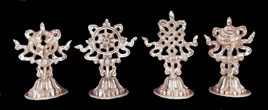 8 Auspicious Symbols Set Copper