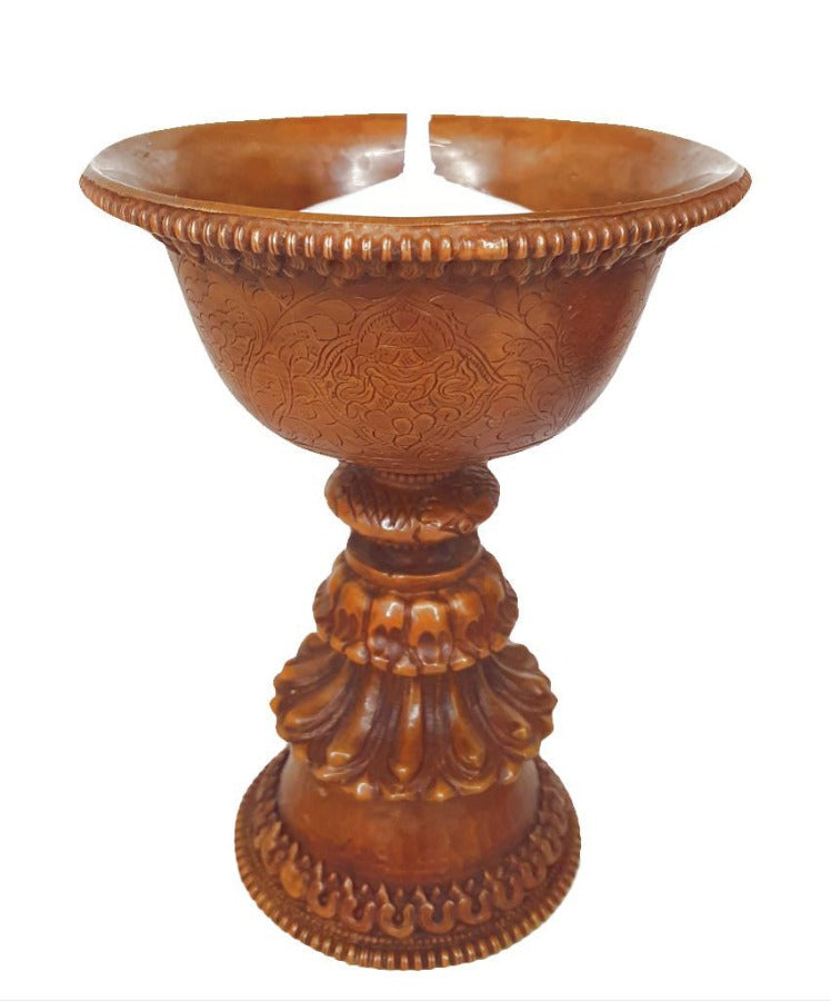 Copper Oxidized Butter Lamp 4.5"