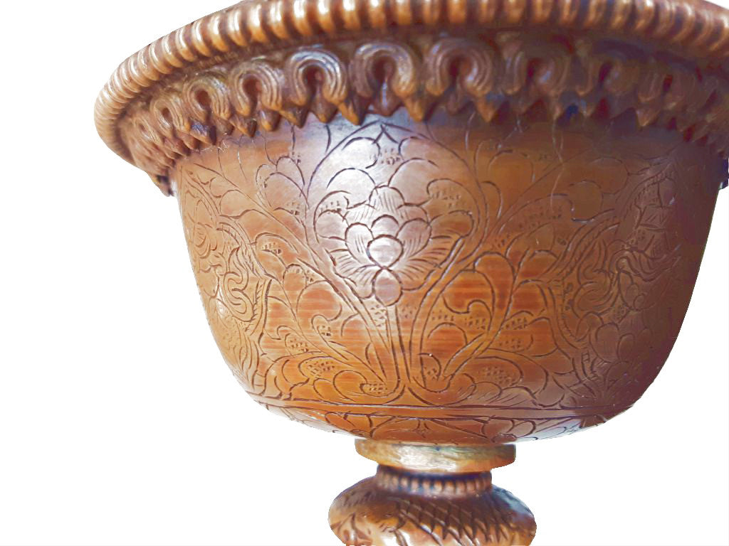 Copper Oxidized Butter Lamp 4.5"