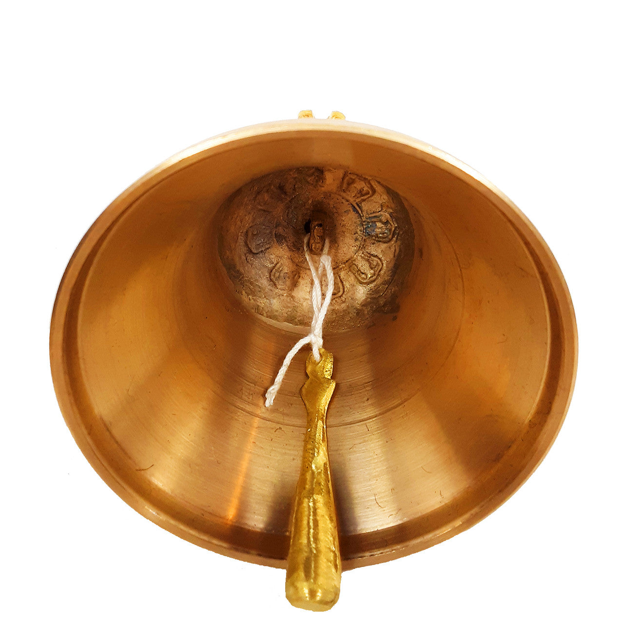 Bell & Dorje w/ Case, 9 prong 7" (Light color bell)