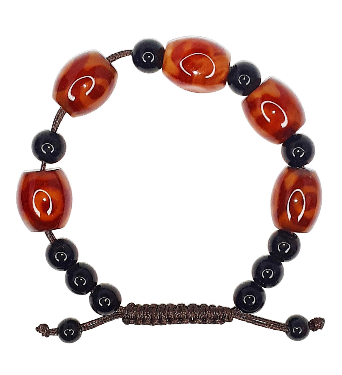 Nepali Beaded Bracelet Brown