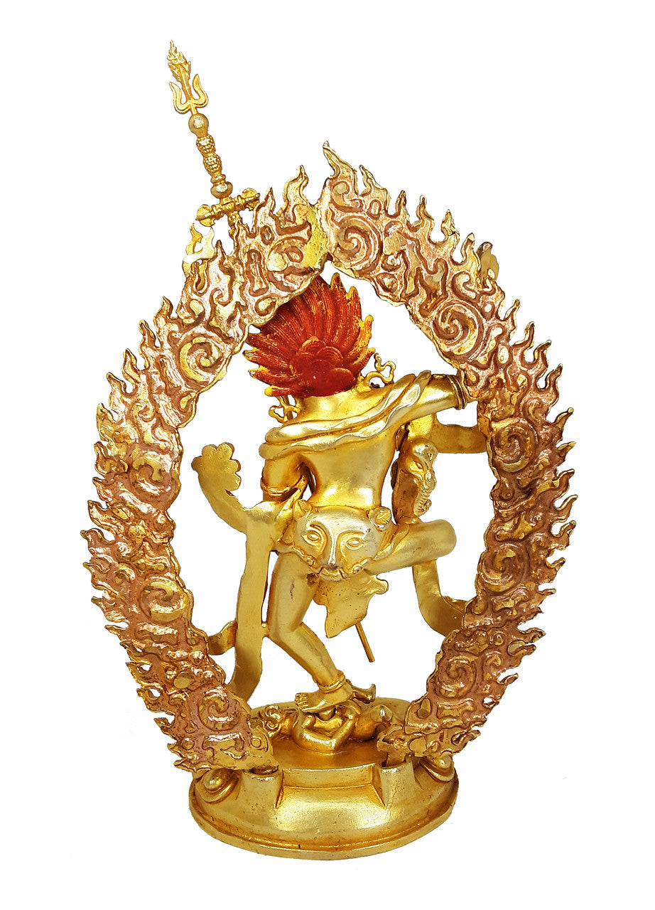 Troma Nagmo Statue,  Gold-Plated Copper, 6"