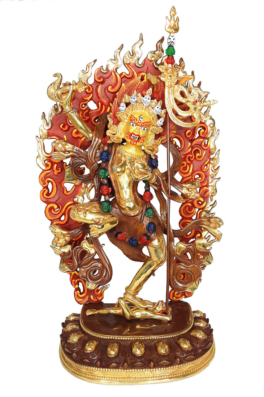 Troma Nagmo Statue, Gold-Plated & Hand-Painted, 14.5"