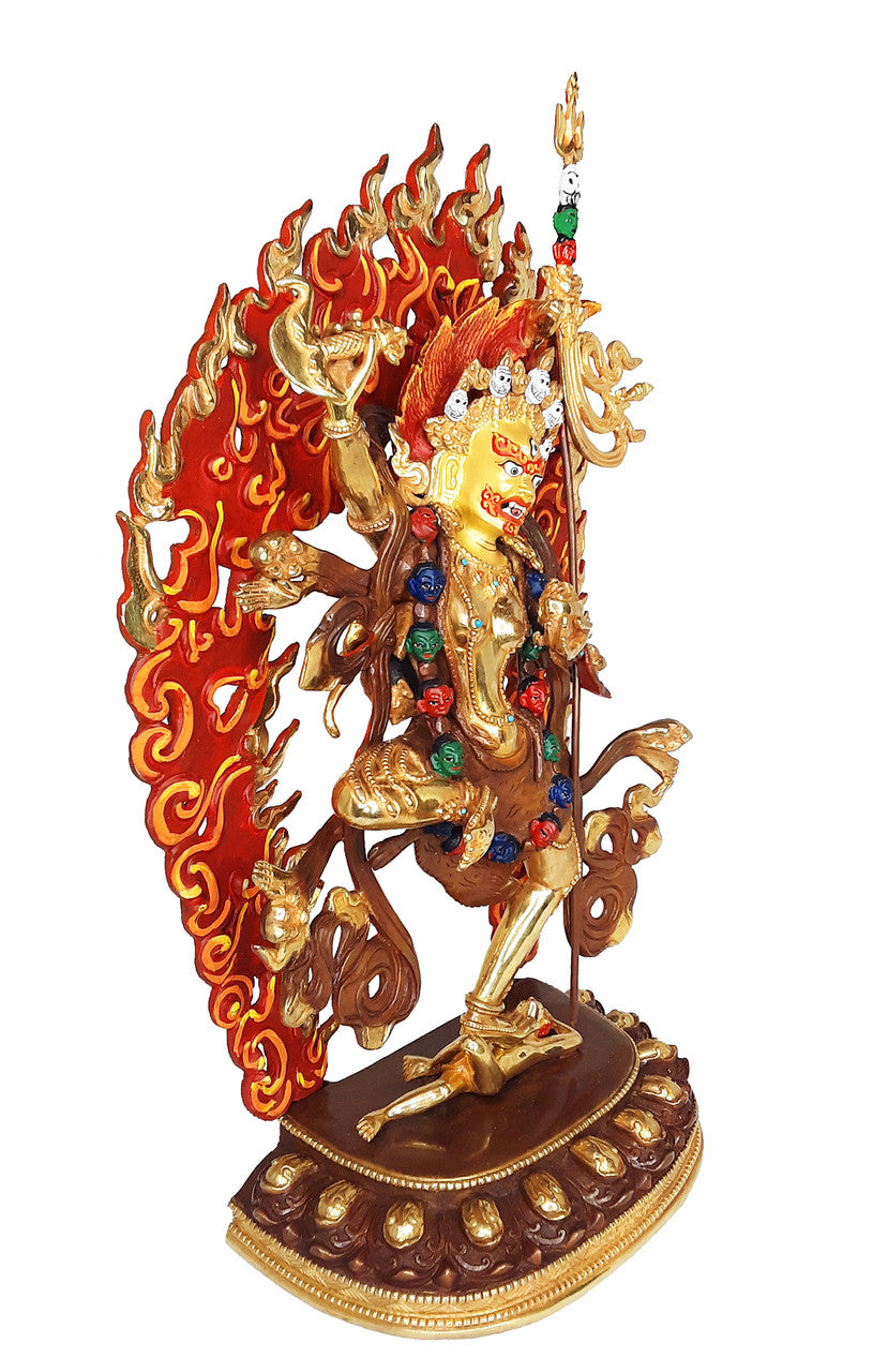 Troma Nagmo Statue, Gold-Plated & Hand-Painted, 14.5"
