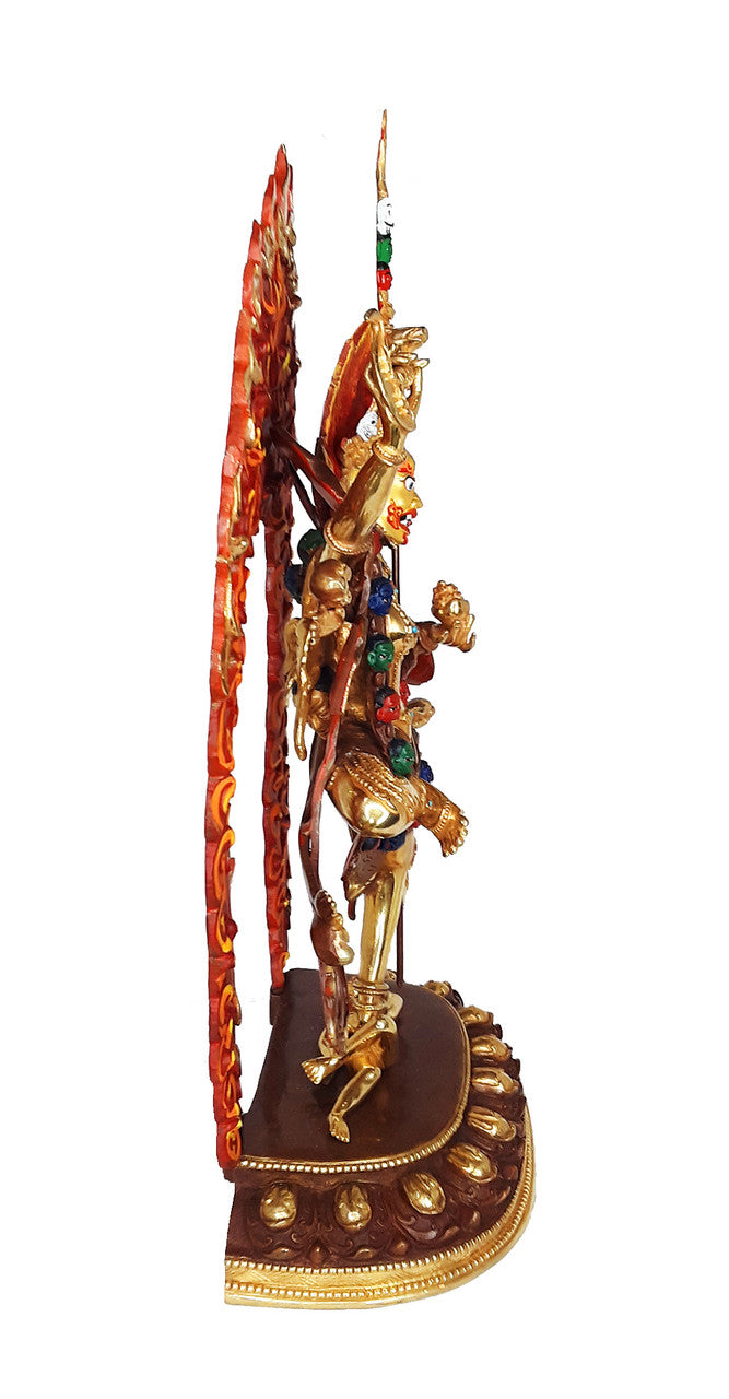 Troma Nagmo Statue, Gold-Plated & Hand-Painted, 14.5"