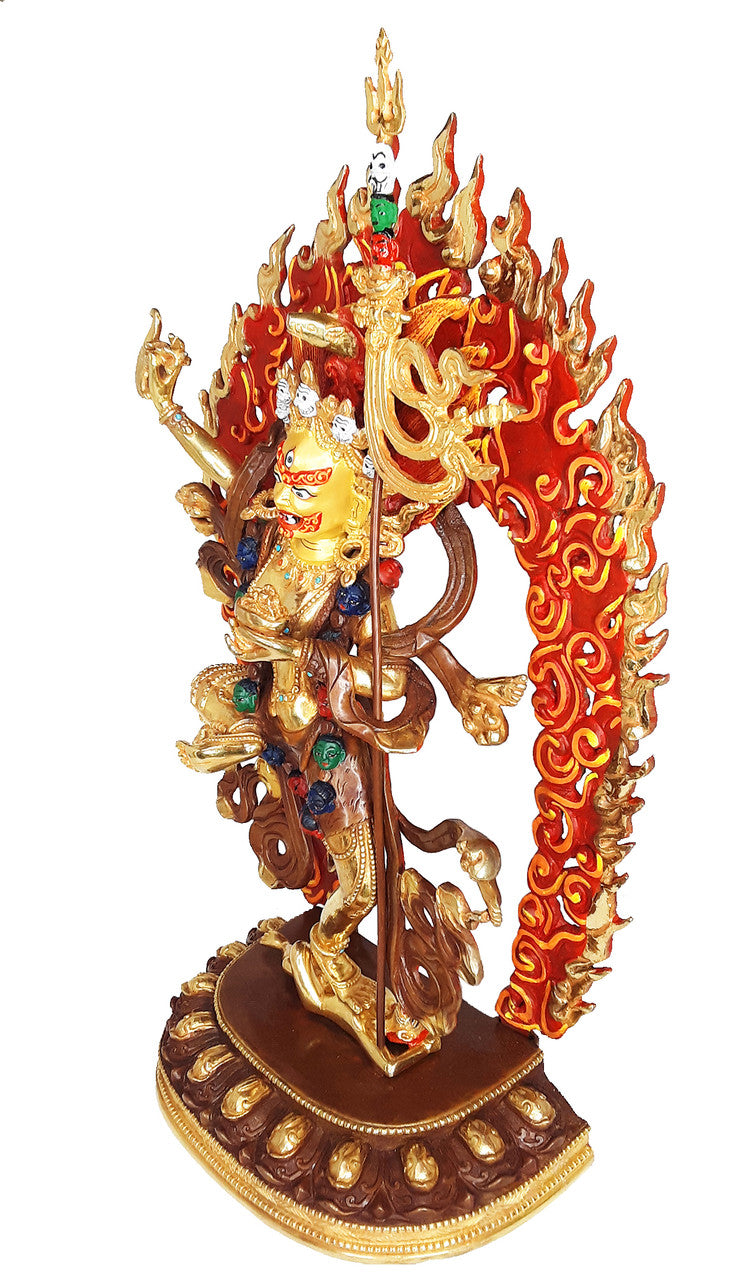 Troma Nagmo Statue, Gold-Plated & Hand-Painted, 14.5"