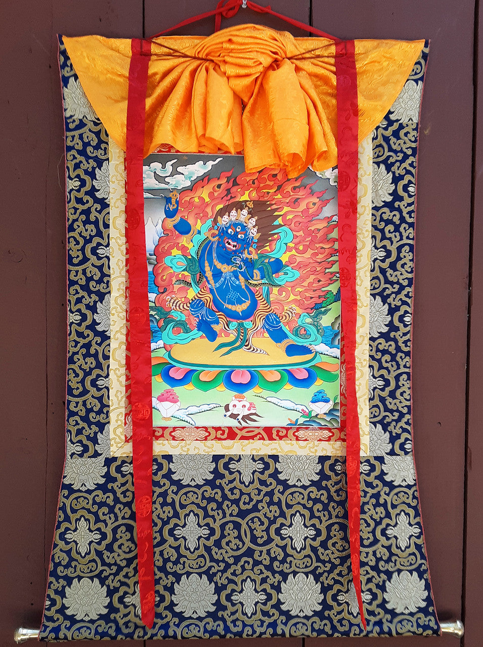 Vajrapani Thangka 42x26"