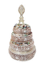 Silver-Plated Mandala Set, 4.5"
