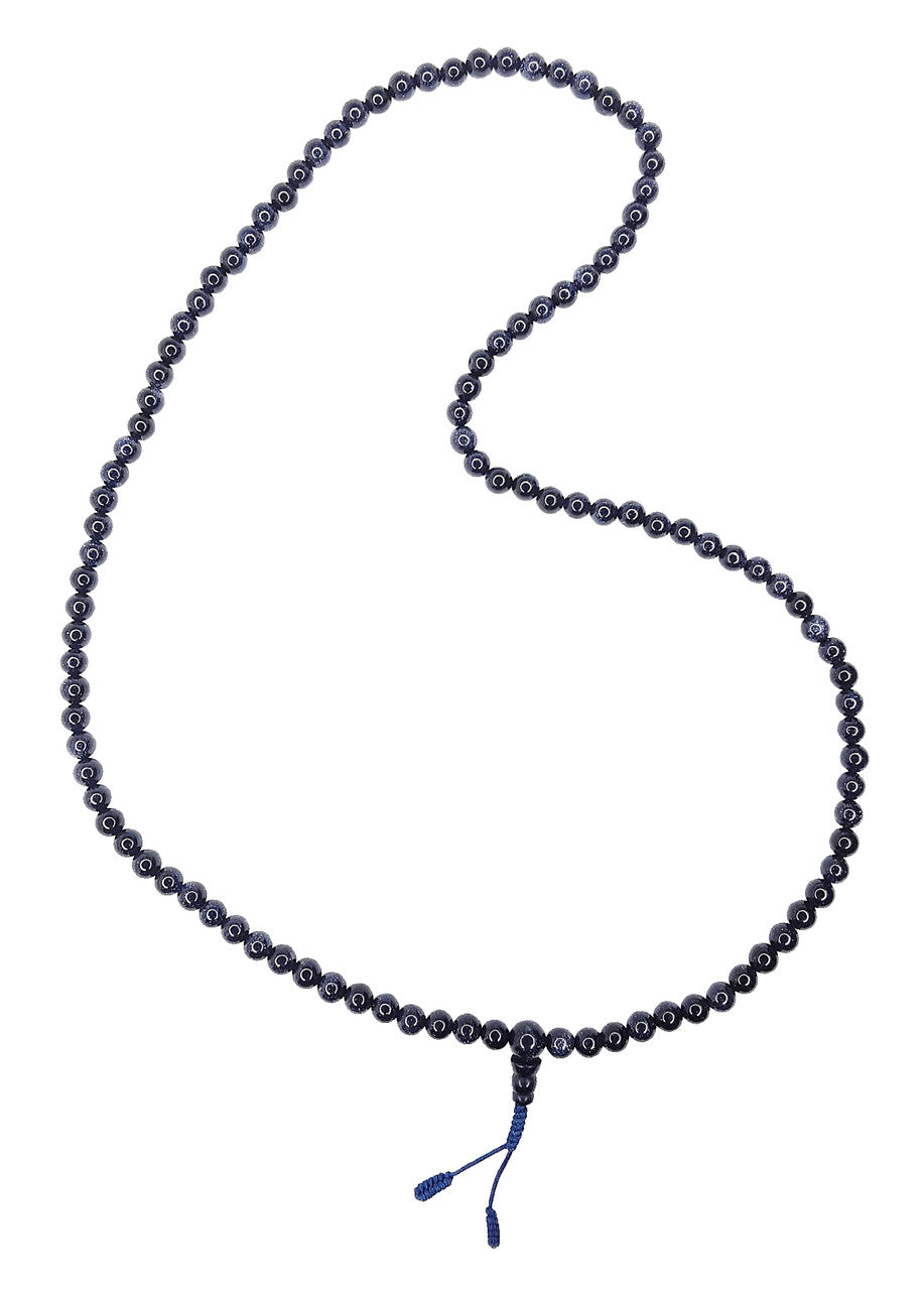 Blue Goldstone Mala