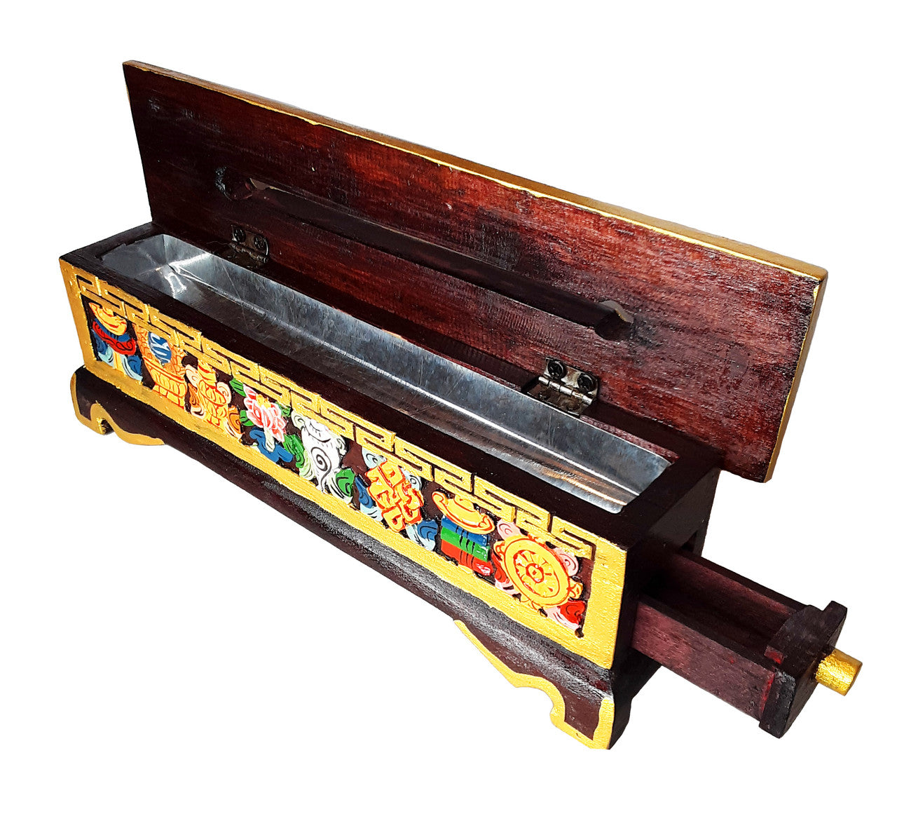 Wooden Incense Burner, 14"