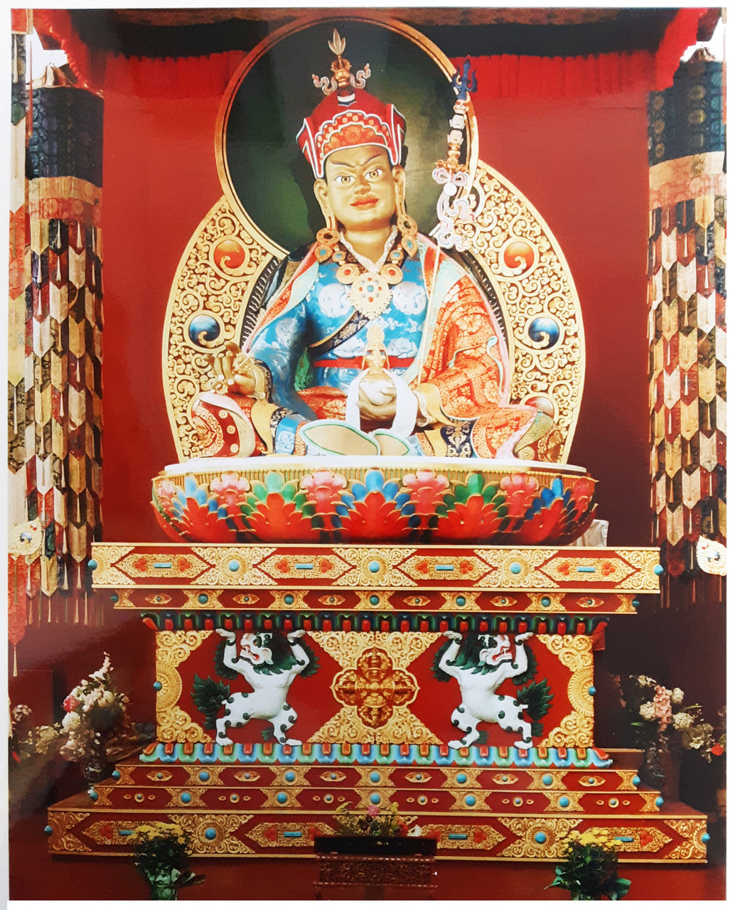 Guru Rinpoche Statue Photo (Various Sizes)