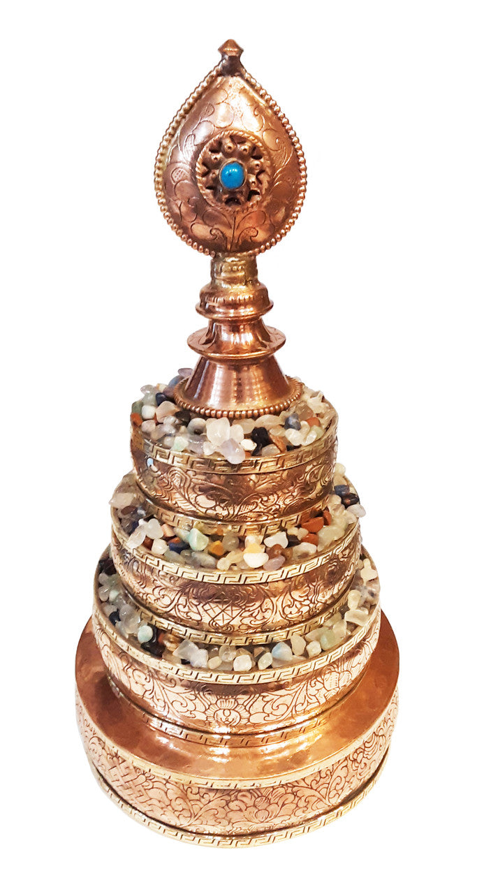Mandala, Copper 4" SM Top