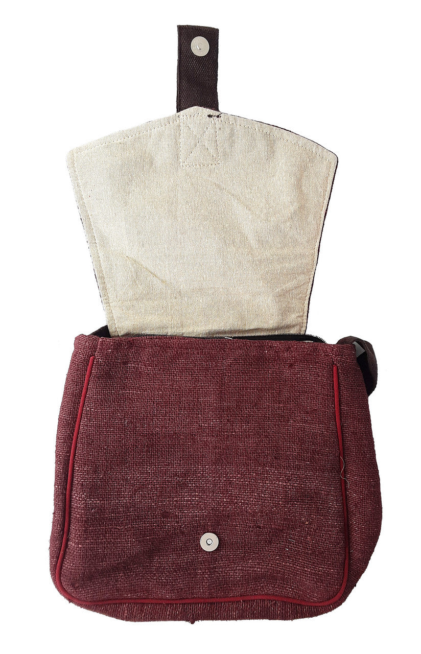 Bag, POL Messenger (maroon)