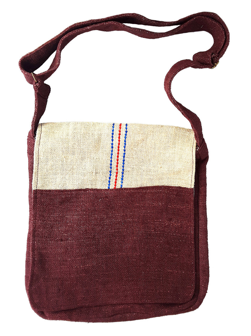 Ngagpa Shoulder Bag, Maroon Hemp