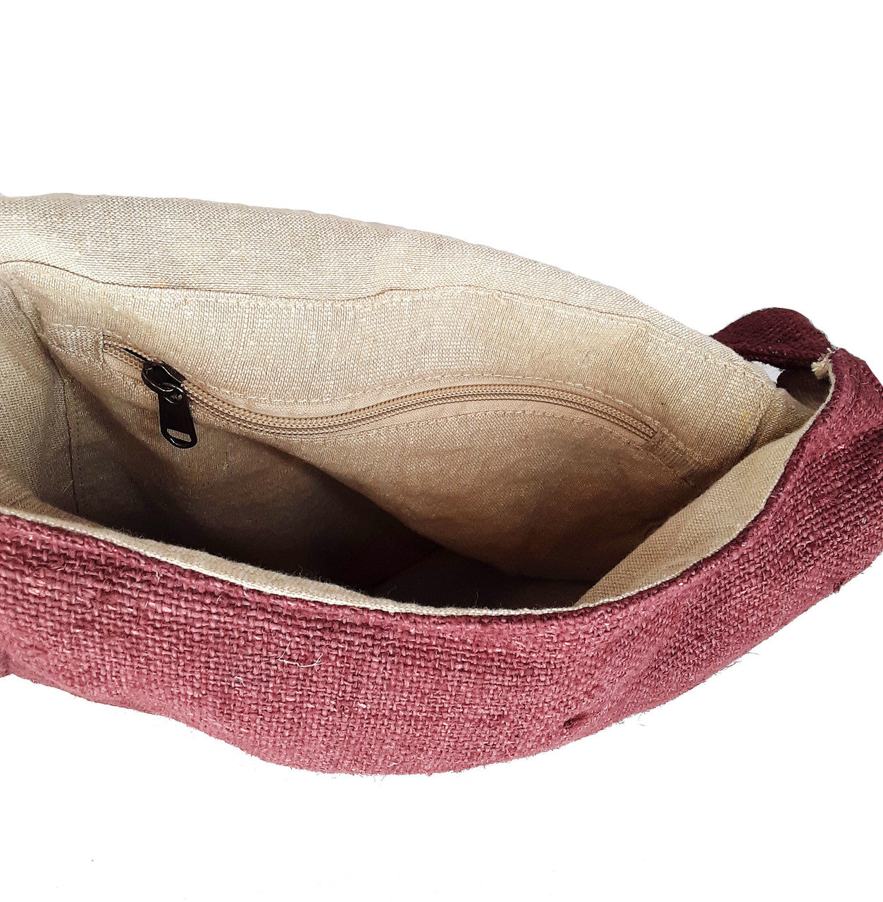 Ngagpa Shoulder Bag, Maroon Hemp