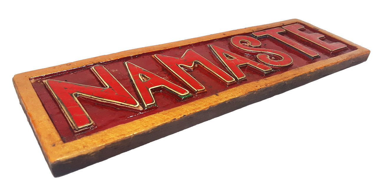 Namaste Sign, Red
