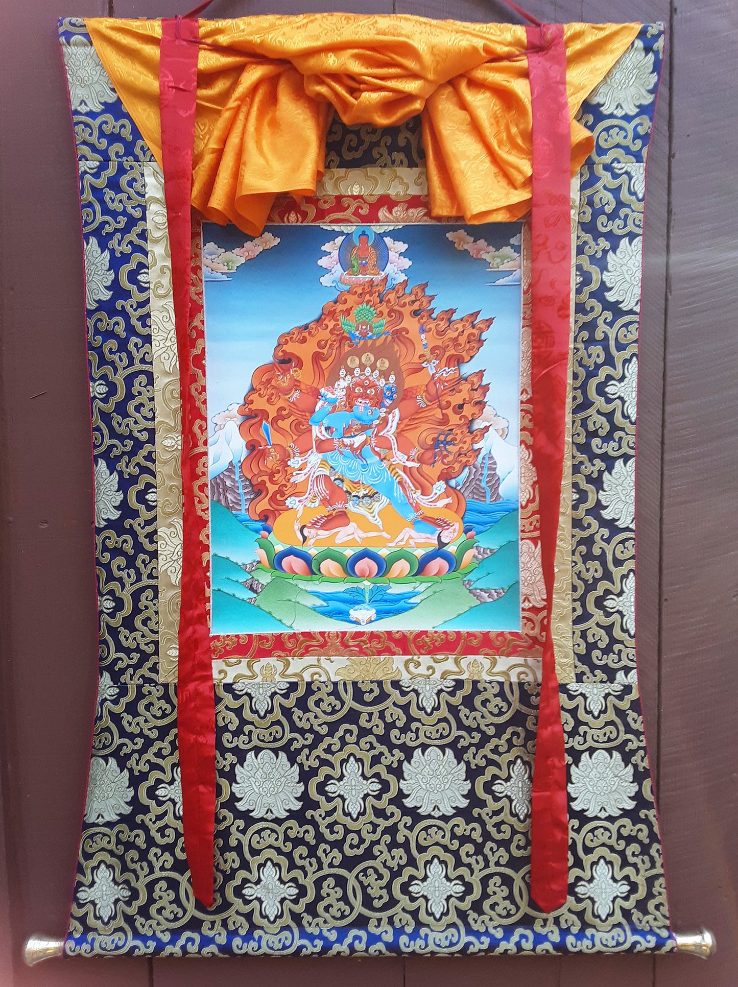 Guru Dragpo Thangka 31.5"x41"