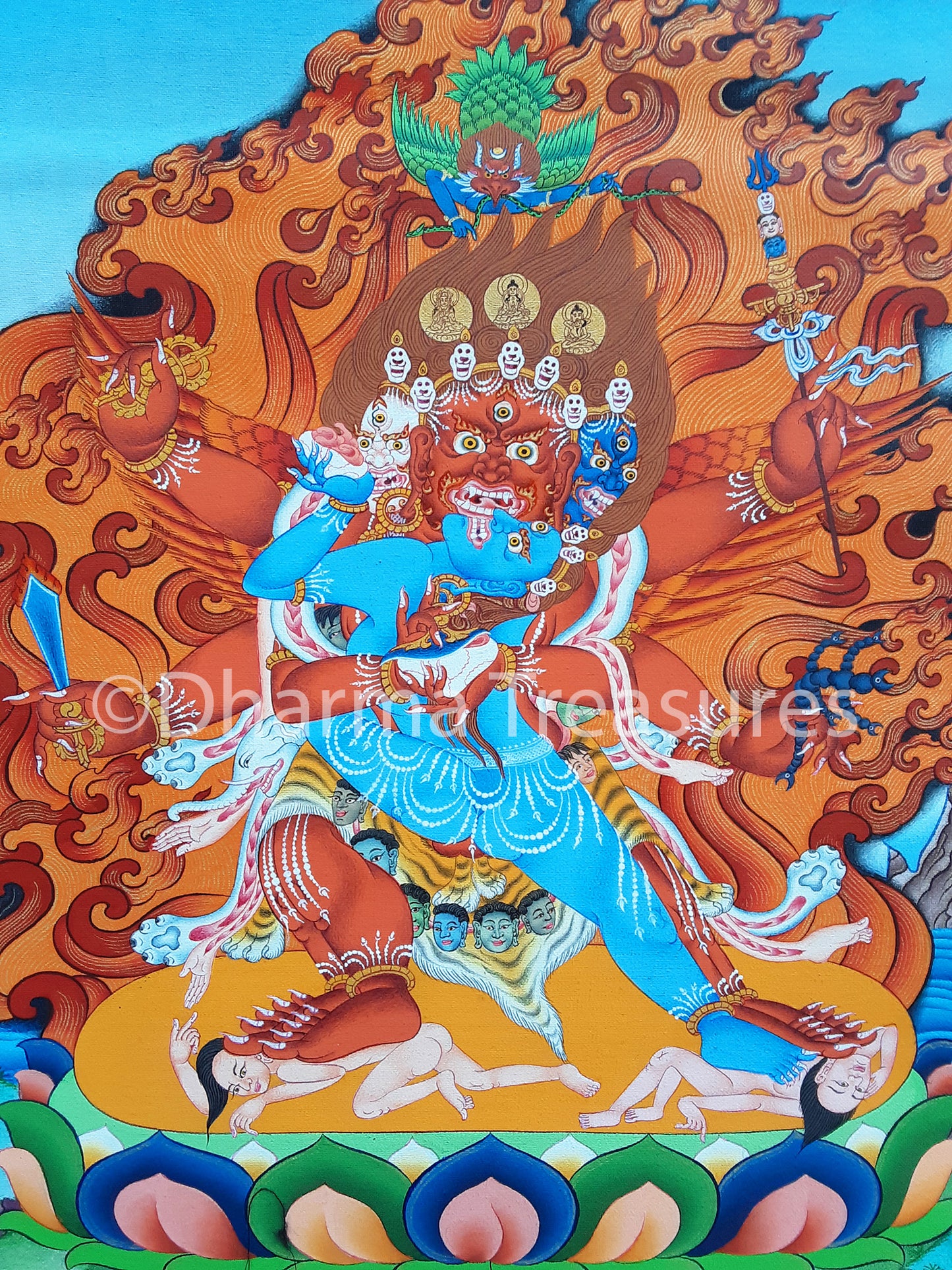 Guru Dragpo Thangka 31.5"x41"