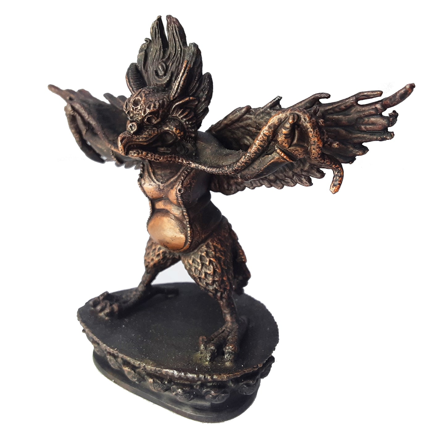 Garuda Statue 3" Bronze color