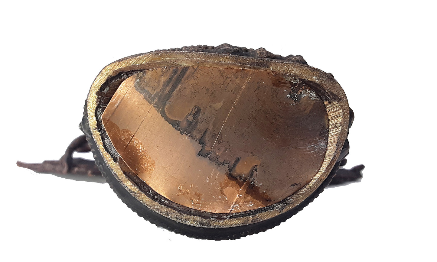 Garuda Statue 3" Oxidized Copper