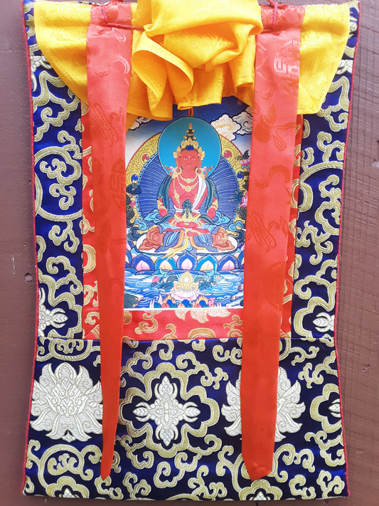 Amitayus Thangka 13"x18"